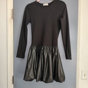 Women's Black Long Sleeve Dress